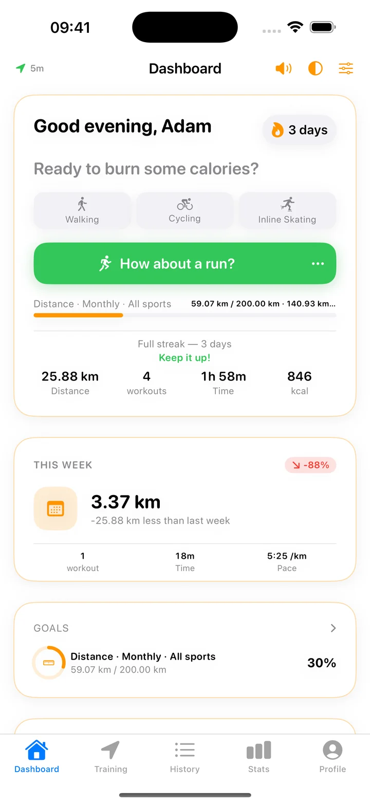 MoveYourAssets dashboard
